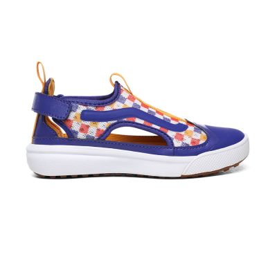Vans Checker UltraRange Glide - Çocuk Sandalet (Kraliyet Mavisi)